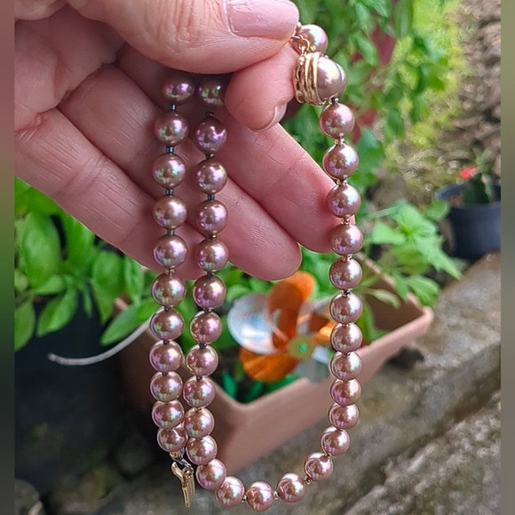 "Pretty in Pink💕" Pearl Neclace📿 - Picture 1 of 8